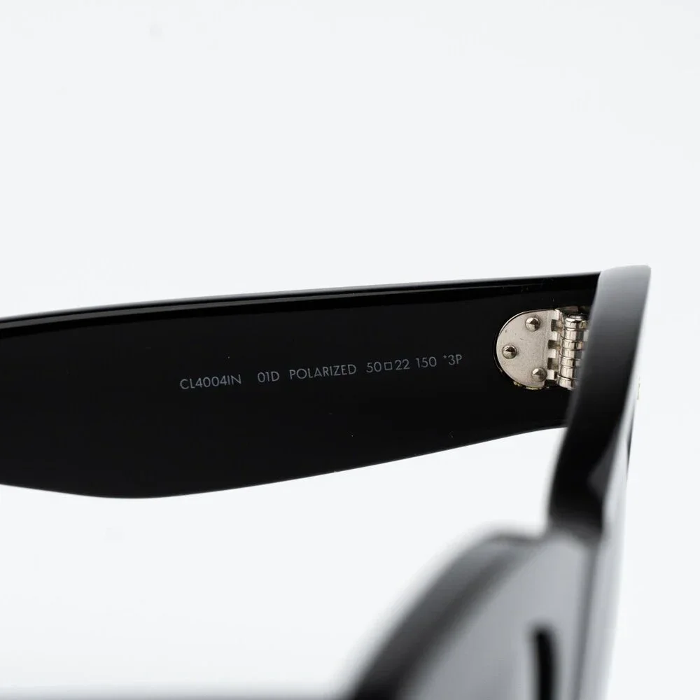 Celine 3 DOTS Women Sunglasses Black Grey Gradient CL4004IN 01D NEW AUTHENTIC - Picture 9 of 13